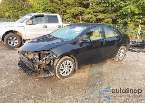 2017 Toyota Corolla Le from USA, damaged, VIN 2T1BURHE5HC769399